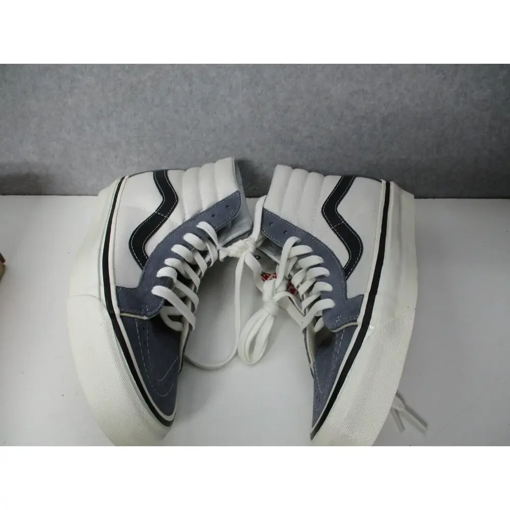 Vans Sk8 Hi 38 Dx Og Blue White Black Mens Sz 8.5 Womens Sz 10 Ultra Cush